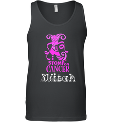 Stomp On Cancer Witch High Heel Breast Cancer Halloween Men's Tank Top