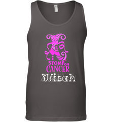 Stomp On Cancer Witch High Heel Breast Cancer Halloween Men's Tank Top Men's Tank Top - belovedtshirt