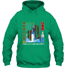Apollo 11 50th Anniversary Moon Landing 1969 2019 Science Hooded Sweatshirt Hooded Sweatshirt - belovedtshirt