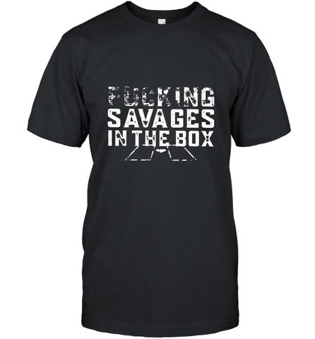Fucking Savages In That Box Men's T-Shirt Men's T-Shirt / Black / S Men's T-Shirt - belovedtshirt