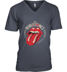 Mens The Rolling Stones 50th Anniversary Logo Men's V-Neck Men's V-Neck - belovedtshirt