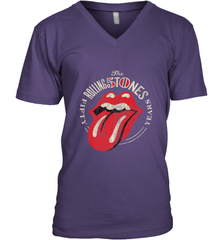Mens The Rolling Stones 50th Anniversary Logo Men's V-Neck Men's V-Neck - belovedtshirt