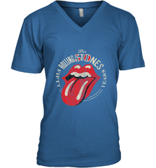 Mens The Rolling Stones 50th Anniversary Logo Men's V-Neck Men's V-Neck - belovedtshirt