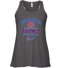 Sundays Are For Jesus and Buffalo Funny Christian Football 1 Women's Racerback Tank Women's Racerback Tank - belovedtshirt