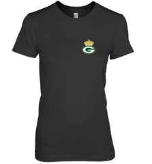 NFL Green Bay Packers Logo Champion Crown 1 Women's Premium T-Shirt Women's Premium T-Shirt - belovedtshirt