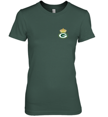NFL Green Bay Packers Logo Champion Crown 1 Women's Premium T-Shirt Women's Premium T-Shirt - belovedtshirt