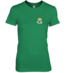 NFL Green Bay Packers Logo Champion Crown 1 Women's Premium T-Shirt Women's Premium T-Shirt - belovedtshirt