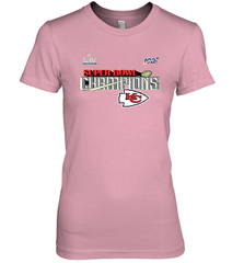 Youth Kansas City Chiefs NFL Pro Line by Fanatics Super Bowl LIV Champions Trophy Women's Premium T-Shirt Women's Premium T-Shirt - belovedtshirt