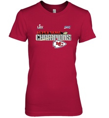 Youth Kansas City Chiefs NFL Pro Line by Fanatics Super Bowl LIV Champions Trophy Women's Premium T-Shirt Women's Premium T-Shirt - belovedtshirt
