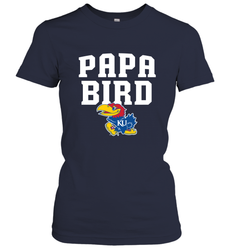 Kansas Jayhawks Papa Bird Women's T-Shirt
