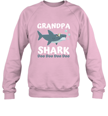 Grandpa Shark Family Shark Crewneck Sweatshirt Crewneck Sweatshirt - belovedtshirt