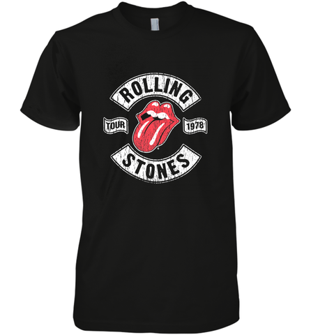 Mens The Rolling Stones Tour 1978 Men's Premium T-Shirt Men's Premium T-Shirt / Black / XS Men's Premium T-Shirt - belovedtshirt