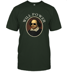 William Shakespeare Will Power Shirt Art Positive Quote Men's T-Shirt Men's T-Shirt - belovedtshirt