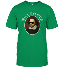 William Shakespeare Will Power Shirt Art Positive Quote Men's T-Shirt Men's T-Shirt - belovedtshirt