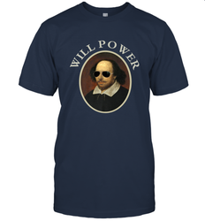 William Shakespeare Will Power Shirt Art Positive Quote Men's T-Shirt