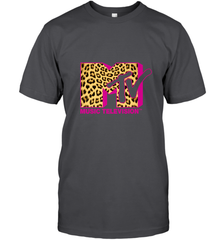 MTV Logo Leopard Print Men's T-Shirt Men's T-Shirt - belovedtshirt