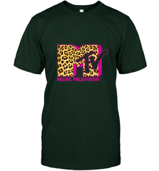 MTV Logo Leopard Print Men's T-Shirt Men's T-Shirt - belovedtshirt