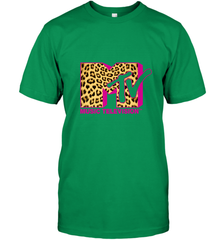MTV Logo Leopard Print Men's T-Shirt Men's T-Shirt - belovedtshirt
