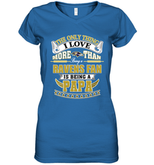 NFL The Only Thing I Love More Than Being A Baltimore Ravens Fan Is Being A Papa Football Women's V-Neck T-Shirt Women's V-Neck T-Shirt - belovedtshirt