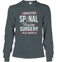 I Survived Spinal Fusion Surgery Long Sleeve T-Shirt Long Sleeve T-Shirt - belovedtshirt