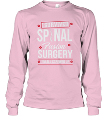 I Survived Spinal Fusion Surgery Long Sleeve T-Shirt Long Sleeve T-Shirt - belovedtshirt