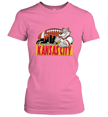 NFL Kansas City Football Logo Skyline Cityscape Women's T-Shirt Women's T-Shirt - belovedtshirt