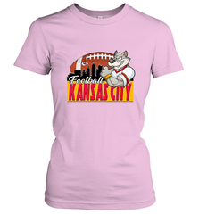 NFL Kansas City Football Logo Skyline Cityscape Women's T-Shirt Women's T-Shirt - belovedtshirt