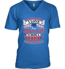 NFL The Only Thing I Love More Than Being A New York Giants Fan Is Being A Papa Football Men's V-Neck Men's V-Neck - belovedtshirt