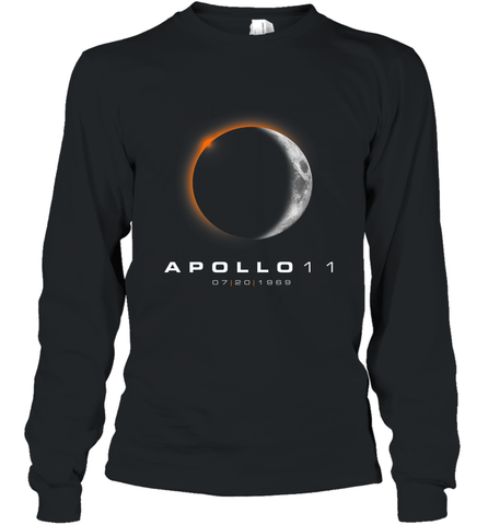 50th Anniversary Apollo 11 Moon Landing Long Sleeve T-Shirt Long Sleeve T-Shirt / Black / S Long Sleeve T-Shirt - belovedtshirt