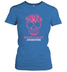 Tattoo Skull Halloween Breast Cancer Awareness Women's T-Shirt Women's T-Shirt - belovedtshirt