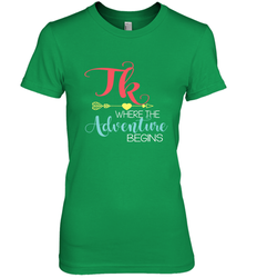 TK Transitional Kindergarten Where The Adventure Begins Women's Premium T-Shirt