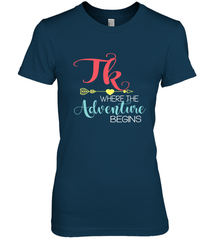 TK Transitional Kindergarten Where The Adventure Begins Women's Premium T-Shirt Women's Premium T-Shirt - belovedtshirt