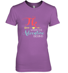 TK Transitional Kindergarten Where The Adventure Begins Women's Premium T-Shirt Women's Premium T-Shirt - belovedtshirt