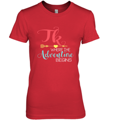 TK Transitional Kindergarten Where The Adventure Begins Women's Premium T-Shirt Women's Premium T-Shirt - belovedtshirt
