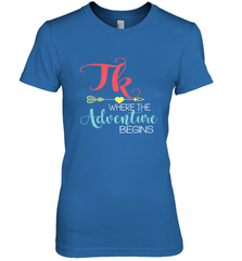 TK Transitional Kindergarten Where The Adventure Begins Women's Premium T-Shirt Women's Premium T-Shirt - belovedtshirt