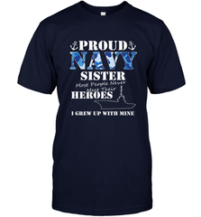 US Military Proud Navy Sister Men or Women Men's T-Shirt Men's T-Shirt - belovedtshirt