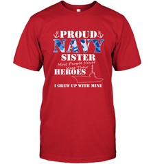 US Military Proud Navy Sister Men or Women Men's T-Shirt Men's T-Shirt - belovedtshirt