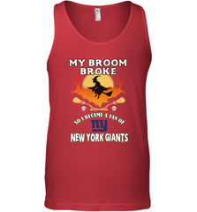Broom Broke So I Became A Fan of New York Giants  NFL Halloween Costume Men's Tank Top Men's Tank Top - belovedtshirt