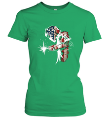 Welder American Flag USA Patriotic Welder Gift Women's T-Shirt Women's T-Shirt - belovedtshirt