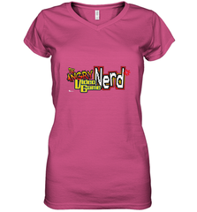 Cinemassacre Angry Video Game Nerd Logo Women's V-Neck T-Shirt Women's V-Neck T-Shirt - belovedtshirt