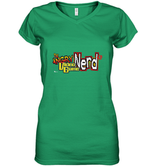Cinemassacre Angry Video Game Nerd Logo Women's V-Neck T-Shirt Women's V-Neck T-Shirt - belovedtshirt