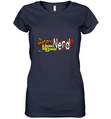 Cinemassacre Angry Video Game Nerd Logo Women's V-Neck T-Shirt Women's V-Neck T-Shirt - belovedtshirt