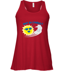 Weather Why So Cirrus Serious Cloud Funny Women's Racerback Tank