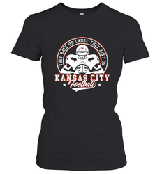 Vintage NFL Kansas City Football Logo Women's T-Shirt