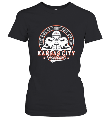 Vintage NFL Kansas City Football Logo Women's T-Shirt Women's T-Shirt / Black / S Women's T-Shirt - belovedtshirt