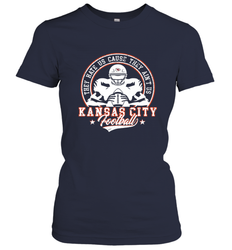 Vintage NFL Kansas City Football Logo Women's T-Shirt