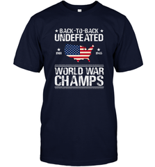 Back To Back Undefeated World War Champs Gift Men's T-Shirt Men's T-Shirt - belovedtshirt