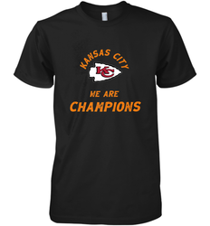 KC Kansas City Tribal Arrowhead we are Champions Men's Premium T-Shirt