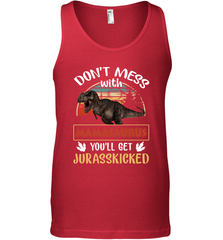 Dont mess with Mamasaurus Men's Tank Top Men's Tank Top - belovedtshirt