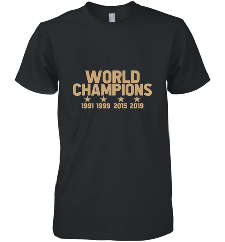 Us women's soccer team win world champions 4 four title 2019 Men's Premium T-Shirt Men's Premium T-Shirt / Black / XS Men's Premium T-Shirt - belovedtshirt